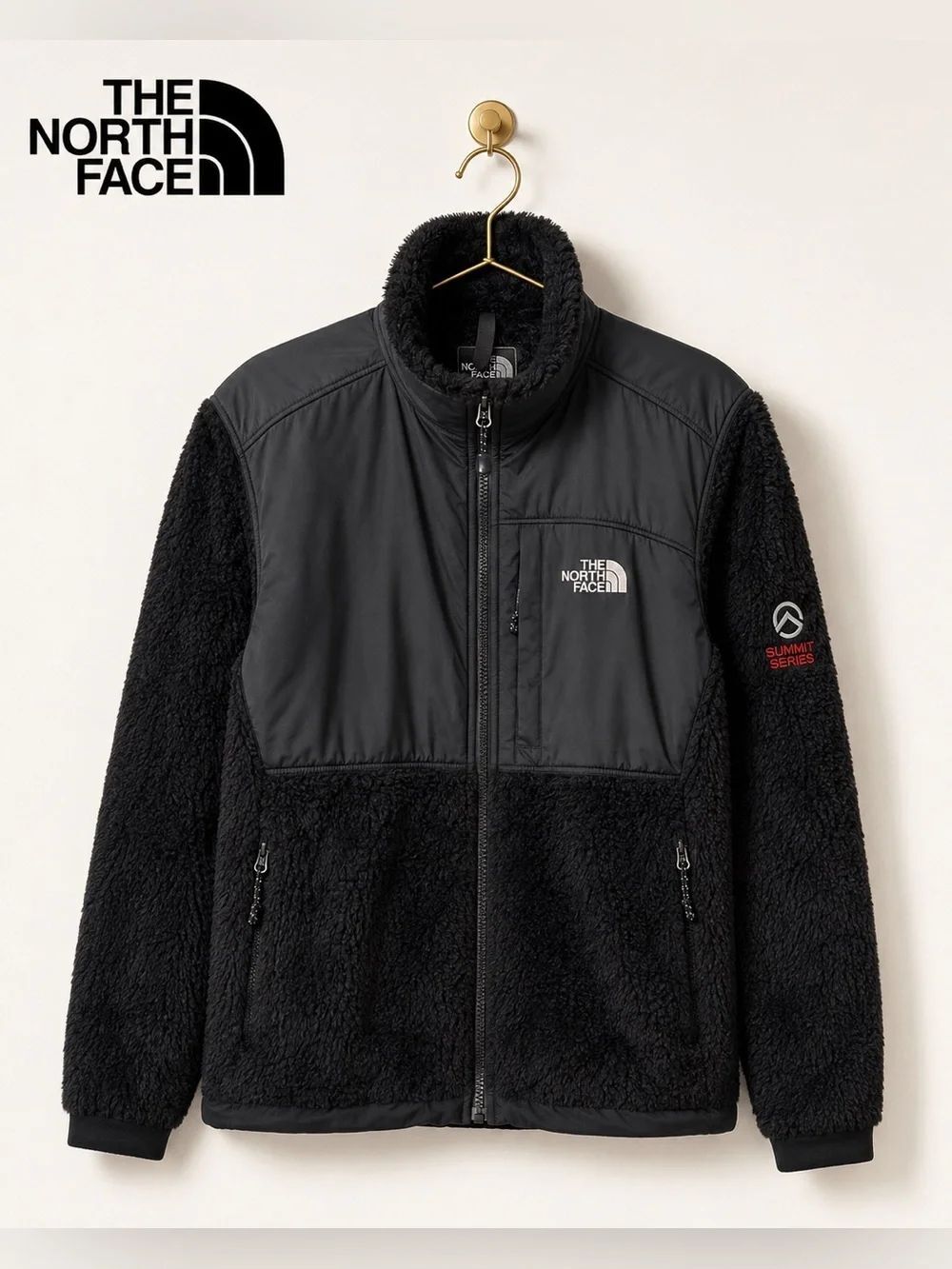 The North Face Summit Series Polartec Black Fleece Jacket Women’s Small